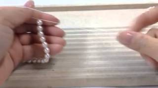 真珠のネックレスの作り方