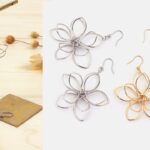 【シュゲール】ワイヤー花パーツを使ったフックピアスの作り方