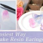 DIY UV-RESIN: The Easiest Way to Make Resin Earings＊【UVレジンDIY】マニキュアとクリアファイルで簡単♡オリジナルレジンピアス