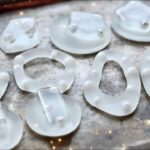 【UVレジン】磨りガラス風アクセサリー✨マットコーティングで高級感をプラス How to make Frosted Resin Jewelry