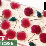 🌹【UVレジン】ころん、さくらんぼスマホケース/Make a  Cherry  iPhone Case/DIY