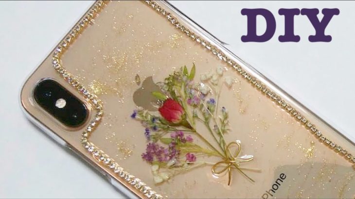 【UVレジン】花束スマホケースの作り方 Resin original phone case