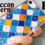 🌹Eng【UVレジン】モロッカン柄を描く/スマホケースDIY/How to make a Moroccan print iPhone case