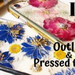 🌹Eng【UVレジン】アウトライナーで大変身！今までと違う押花スマホケース/Make a pressed flower and outliner phone case.
