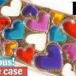 🌹Eng【UVレジン】誰でも作りやすい♡ハートのスマホケース♡/Easy to make! Make a gorgeous smartphone case!