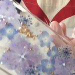 【UVレジン】妖精がとまる紫陽花スマホケース resin BGM