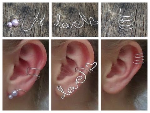 3 DELICATE EAR CUFFS DIY ♡