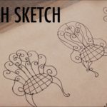 【ラフスケッチ】ワイヤーチェアのデザイン Wire chair rough sketch