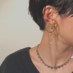 Ear cuffs イヤーカフ | フープのピアスに見えるイヤリング重ねづけ　How to layer earrings