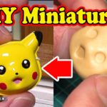 プラバンで作るピカチュウのミニチュアお面　DIY Pokemon Miniature Pikachu Mask