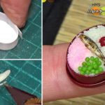 粘土とプラバンで作るとなりのトトロのサツキちゃんのミニチュア手作り弁当  Miniature Satsuki’s Bento My Neighbor Totoro　 Fake food
