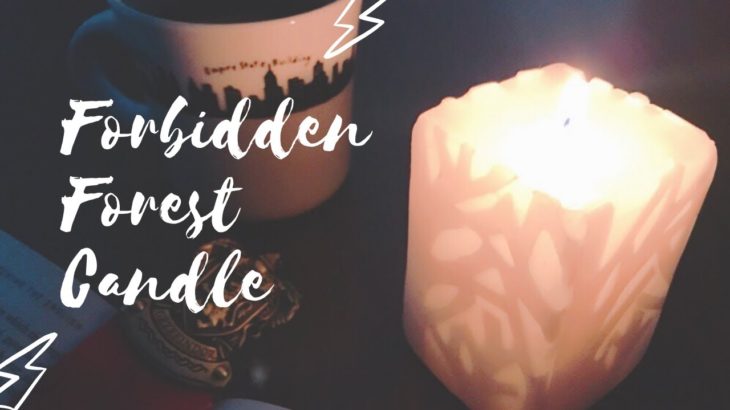 DIYキャンドルづくり♪ハリーポッターの禁じられた森をハンドメイドキャンドルでおしゃれに再現/ DIY candle/scented candle/Harry Potter Inspired