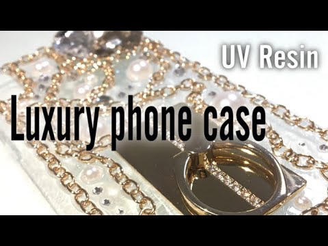 【UV Resin/レジン】✨ラグジュアリースマホケース作り方 ✨How to Luxury phone case