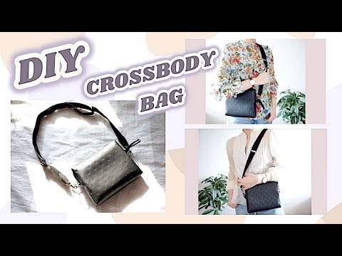 DIY CROSSBODY BAG / ファスナーポシェット / ショルダーバッグの作り方 / Costura / Sewing Tutorialㅣmadebyaya