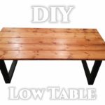 【DIY】無垢材の天板 シンプルなローテーブル diy simple coffee table