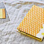 型紙なしで気ままに作る　簡単かわいいブックカバーの作り方　好きなサイズで作れます！　Fabric book cover tutorial ピクセルスタジオ使用