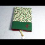 ハンドメイド　　ブックカバーの作り方　【How to make handmade book cover】