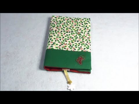 ハンドメイド　　ブックカバーの作り方　【How to make handmade book cover】
