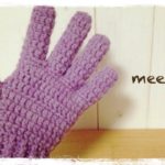 【かぎ針編み】 手袋の編み方How to crochet gloves