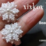 【DIY】xixkox beads ❄️雪の結晶の指輪 Beaded Ring💍