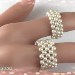 【前編】2パターン〜パールリングの作り方/How to make 2 types of pearl rings