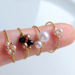 簡単なのに繊細✨ワイヤービーズリングの作り方　How to make a wire bead ring.