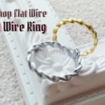 [Ring] 100均フラットワイヤーdeツイストリング / How to make wire wrapping jewelry 29 / 日系百元店手作扭轉戒指