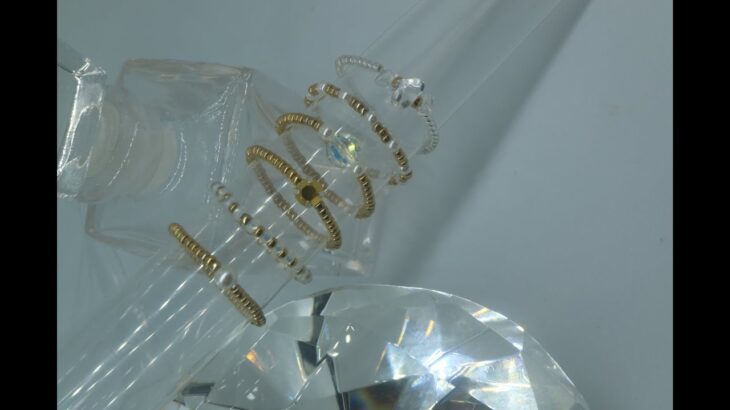 Simple layer beadring シンプルなビーズリング