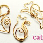 かわいい猫のワイヤークリップの作り方|ワイヤーアクセサリー|Wire Cat|Wire Paper Clip|Wire Craft|How To Make|Easy Tutorial