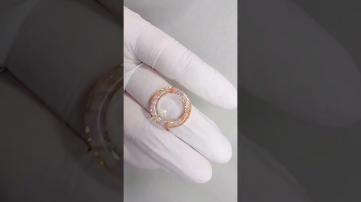 レジン♡ダブルフレームで作る簡単レジンアクセサリーの作り方 ピアス イヤリング #レジンアクセサリー #レジン  #作り方 #shorts