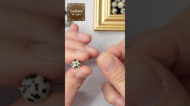 簡単にワイヤーでパーツを作る。(ダルメシアン)#shorts