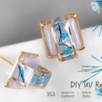 【UV レジン】DIYでドライフラワーを使ってピアスを作りました〜♪UV Resin -DIY Dried Flower in UV Resin Earring!!