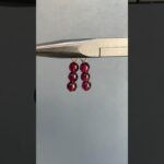 ガーネットの3粒ピアスをつくります！　#原石 #天然石 #鉱物  #ハンドメイド #ワークショップ #handmade #天然石ピアス #自由が丘