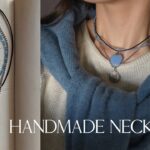 【ハンドメイドネックレス】3分で作れる紐ネックレス！それに合う合わせのネックレスも作ってみる！