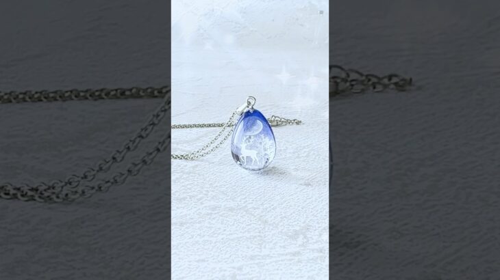 レジン ⭐︎ハンドメイドペンダント#レジンアクセサリー作り方 #レジン制作風景 #resin #球体レジン #たまごレジン