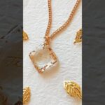 【ＵＶレジン】シンプルアクセサリー　ネックレス　ペンダント　ハンドメイド作り方