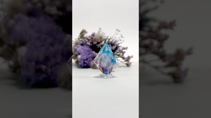 神秘の宝石型レジンアクセサリー #resin #レジン #ハンドメイド #ハンドメイド作家 #レジン制作風景 #resinart