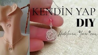 evde takı nasıl yapılır.how to make jewelry at home