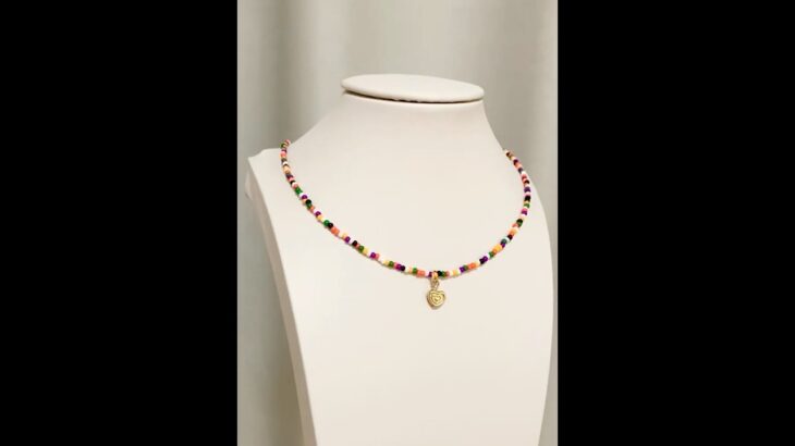 ハロウィンネックレスを作ろう🎃#ハロウィン #ビーズ #ネックレス #necklace #beads #necklace #handmade #ハンドメイド #bracelet #jewelry